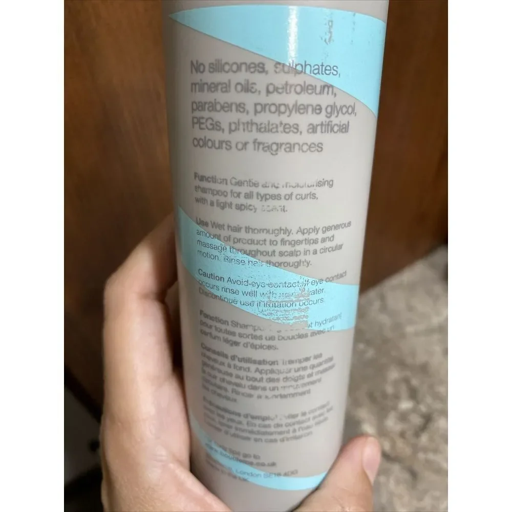 Boucleme Curls Redefined Hydrating‎ Shampoo 10.1 OZ New Free And Clear